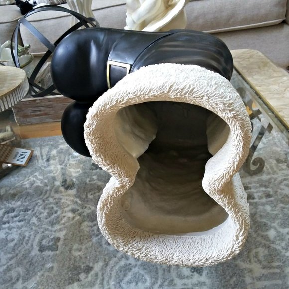 NEW! FARMHOUSE Christmas LARGE Santa BOOTS DECOR - Picture 6 of 6